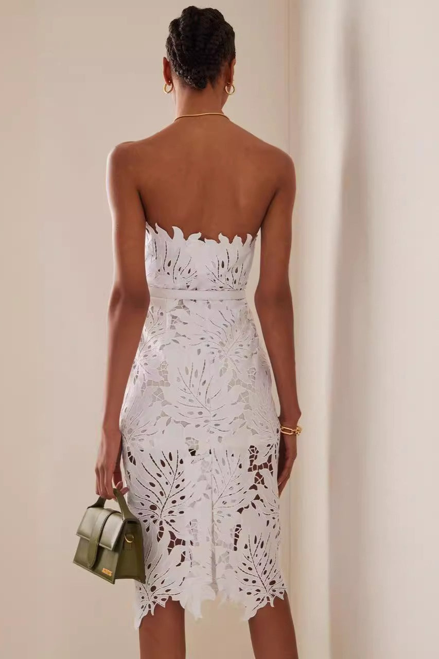 Strapless Bodycon Mini Prom Dress
