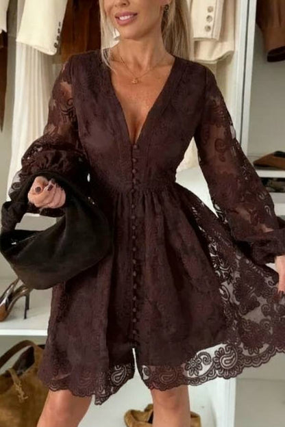 JEMMA CHOCOLATE DRESS