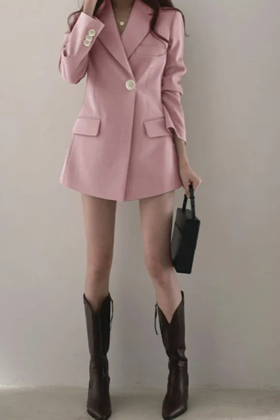 Elegant Pocket Office Blazer