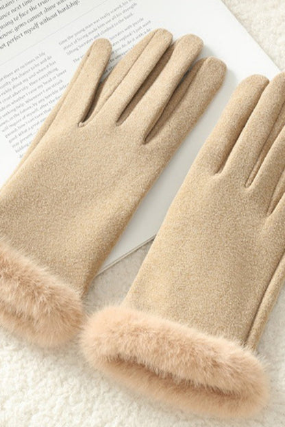 Fleece Lined Touchscreen Thermal Gloves