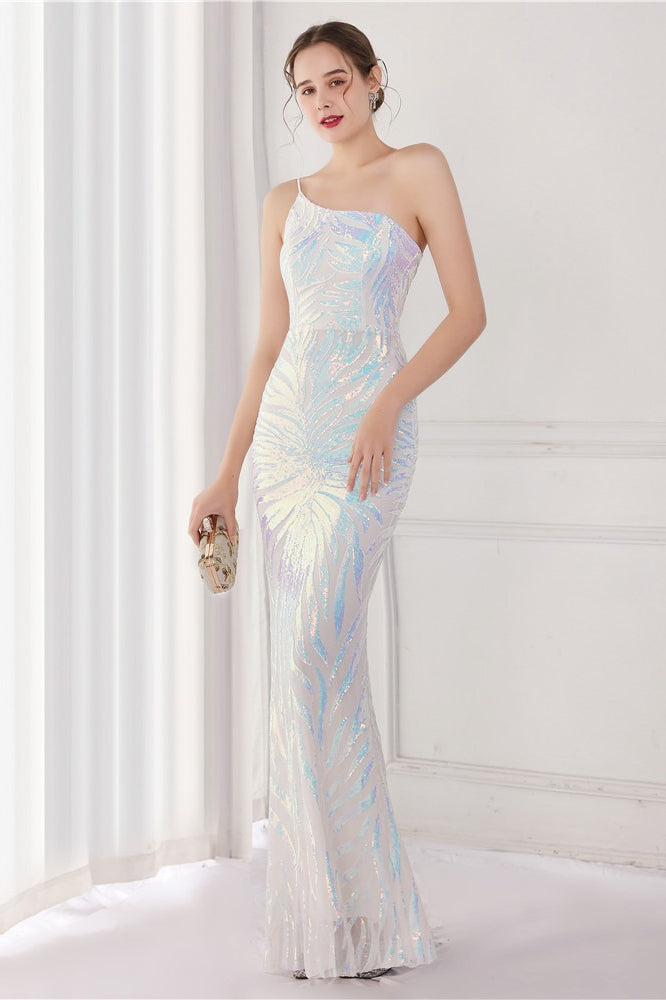 Sparkle Beaded V Neck Party Gown Formal Dress