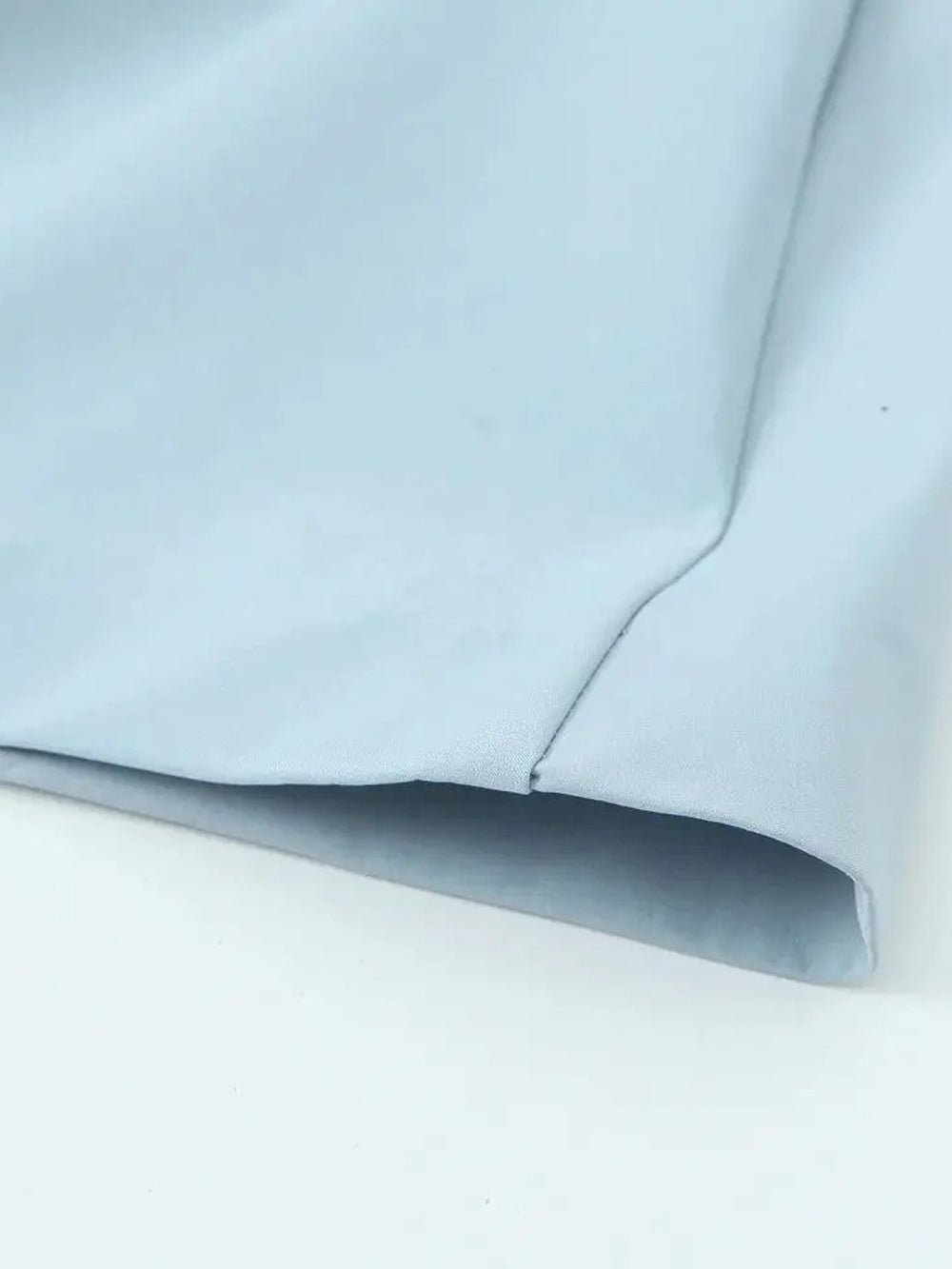 Blue Off Shoulder Bow Detail Fit and Flare Mini Dress