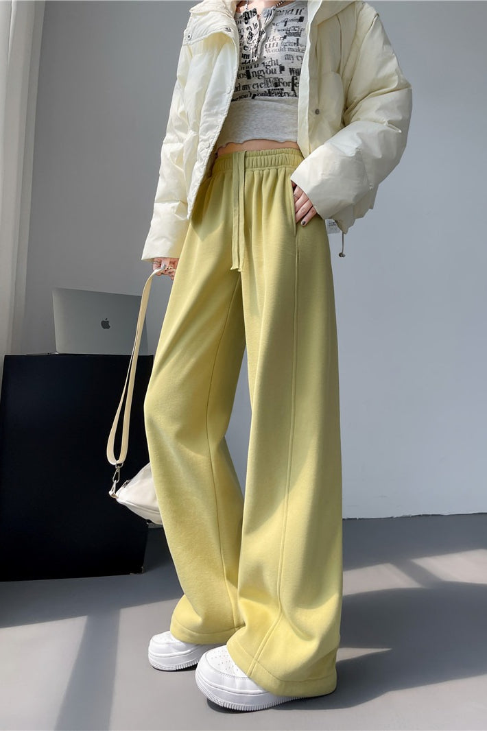 Plush Heavyweight Draped Knit Pants