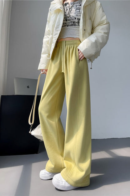 Plush Heavyweight Draped Knit Pants