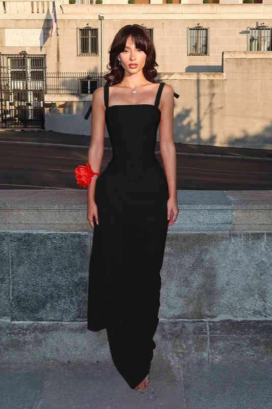 Chic Backless Slip Dress