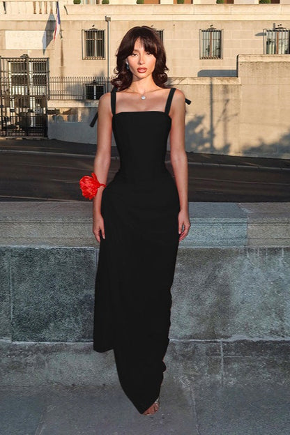 Chic Backless Slip Dress