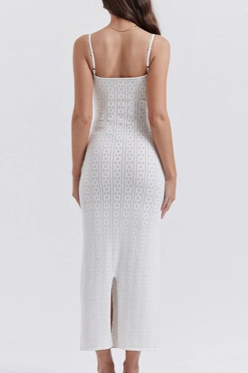 Knit Cami Cutout Fashionable Sweater Dress