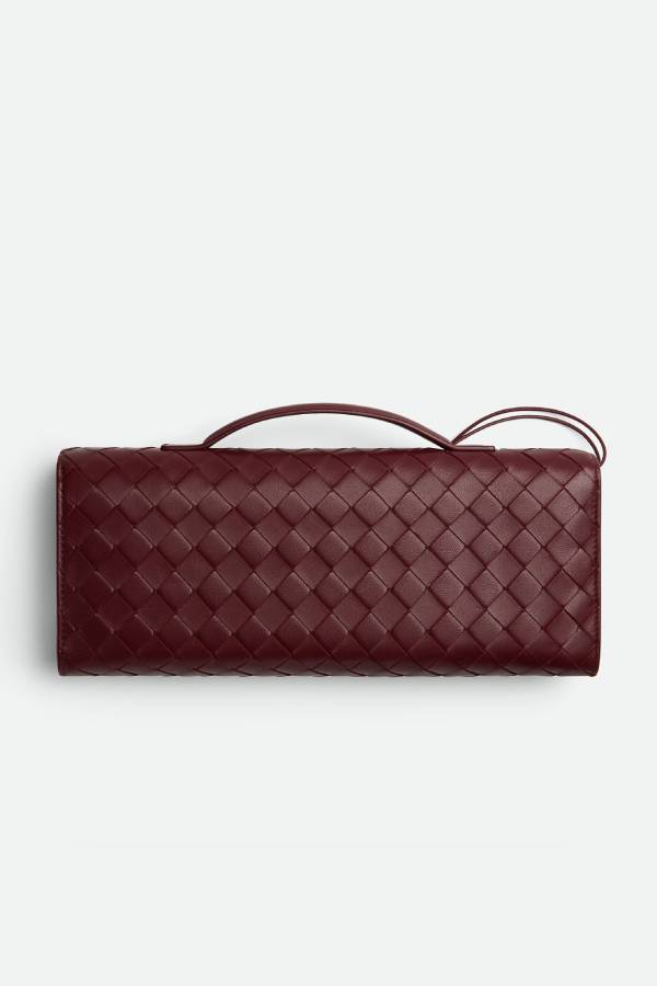 Woven Lock Handbag for Evenings