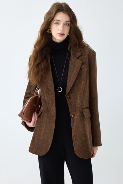 Oversized Retro Tailored Blazer