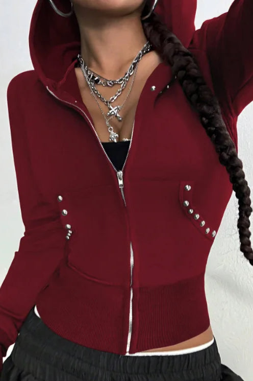 Retro Long Sleeve Hoodie