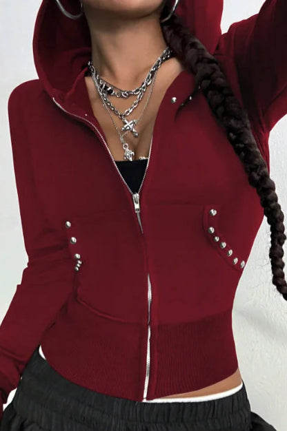 Retro Long Sleeve Hoodie