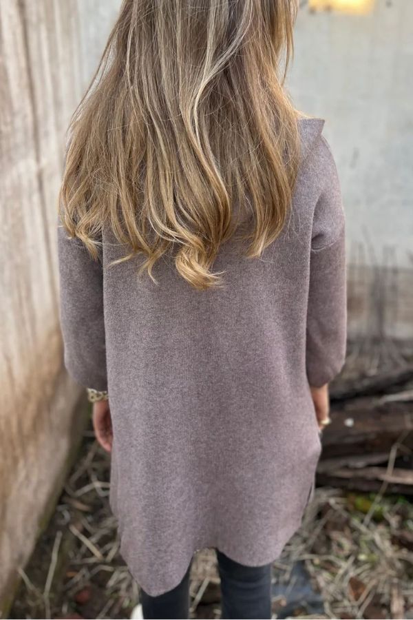 Solid Color Casual Woolen Pocket Hooded Jacket