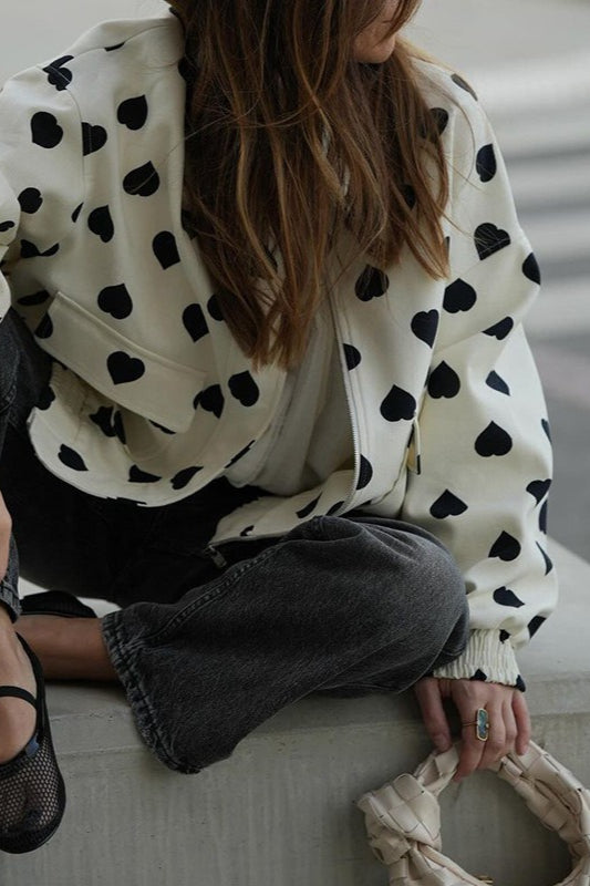 Printed Long Sleeve Jacket