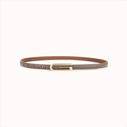 Fashion Versatile Slim Leather Pants Belt