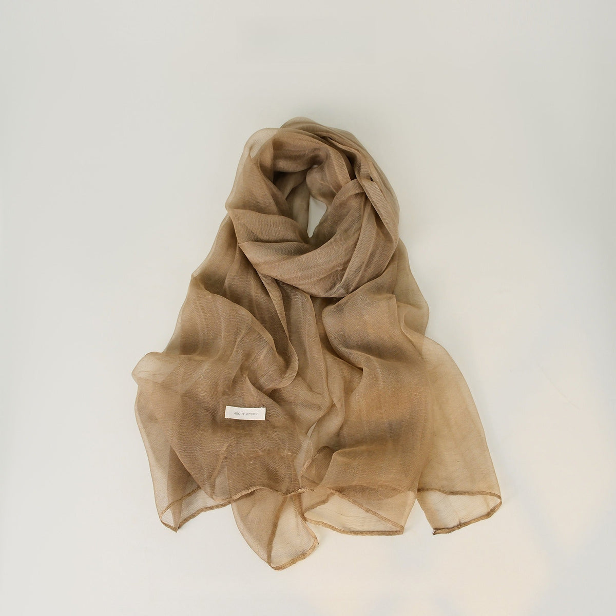 Solid Color Lightweight Linen Feel Long Elegant Scarf
