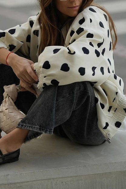 Printed Long Sleeve Jacket