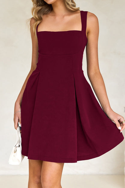 Elegant Butterfly Tie Spaghetti Strap Cocktail Dress