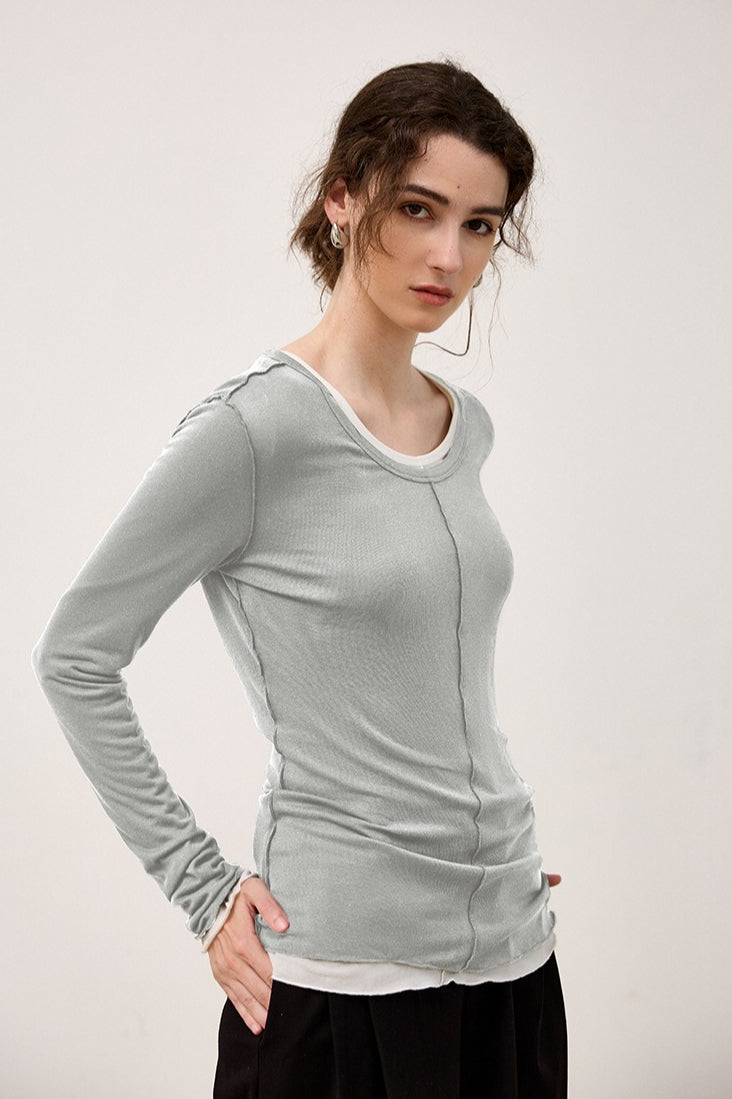 Thermal Blend Slim Knit Top