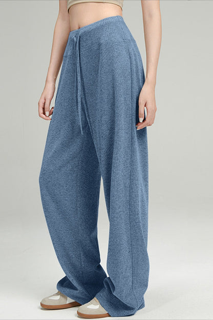 Long Color Block Yoga Knit Pants