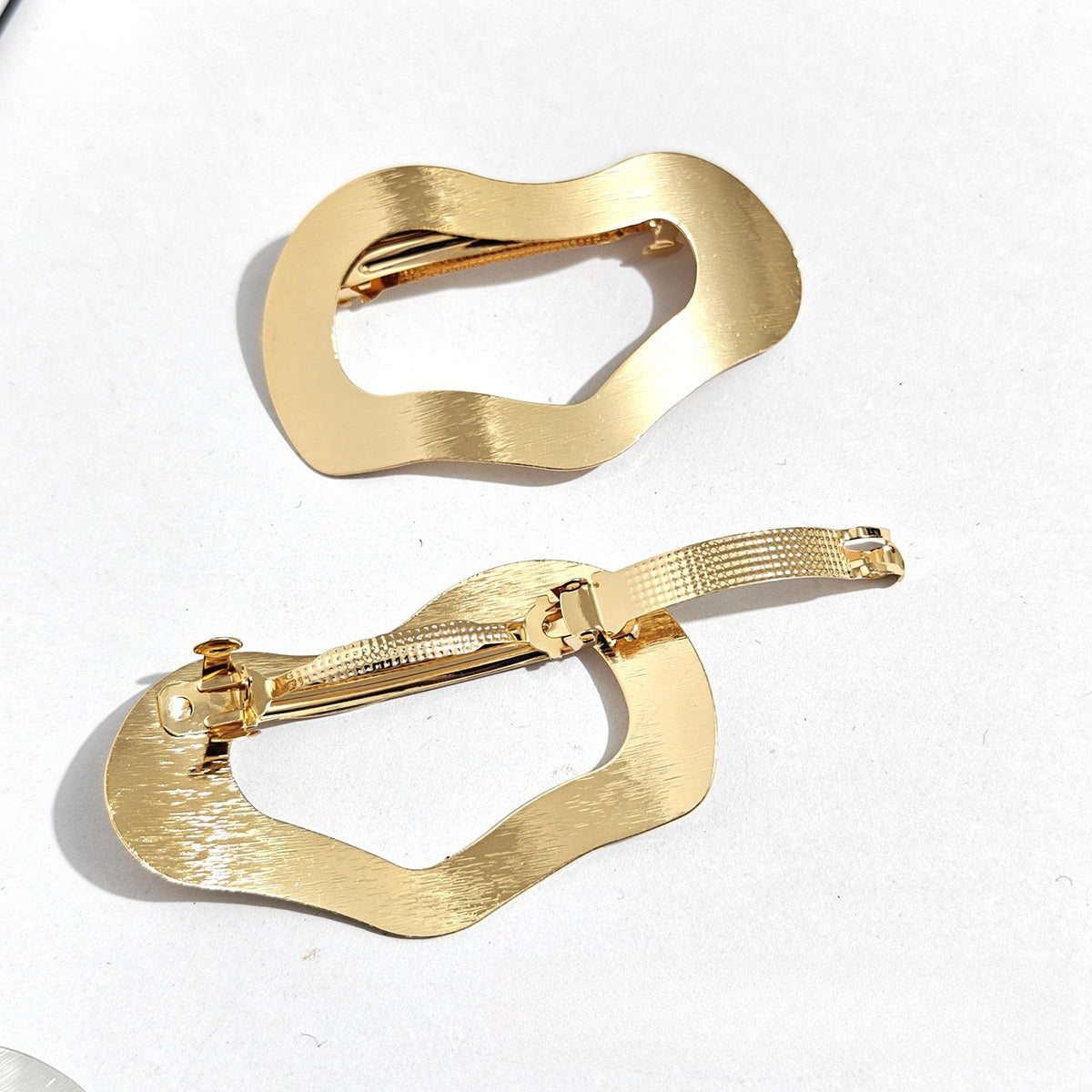 Metal Braid Clip Spring Hair Clip