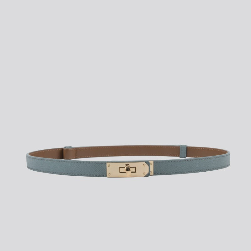 Locking Clasp Slim Elegant Waist Belt