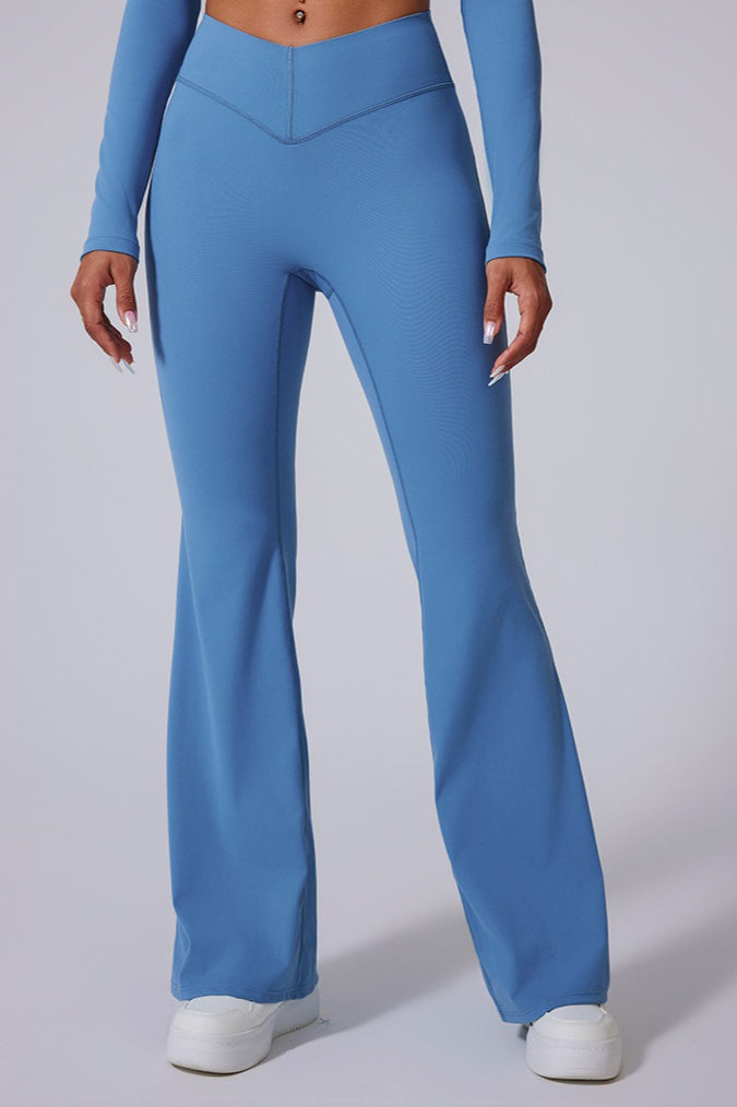 V-Waist Brushed Booty Lifting Workout Leggings