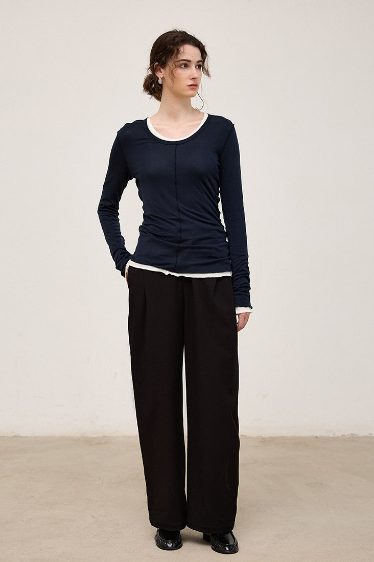 Thermal Blend Slim Knit Top