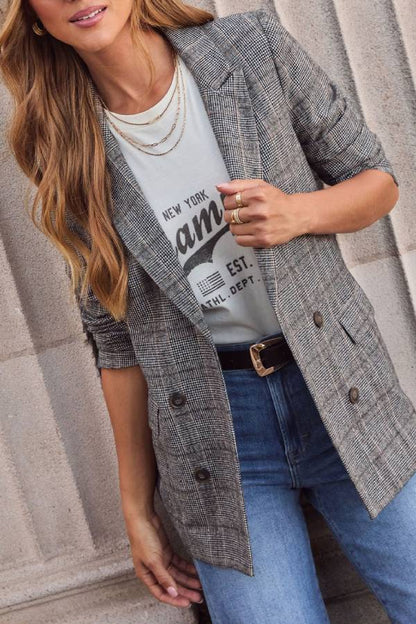 Helen Plaid Blazer
