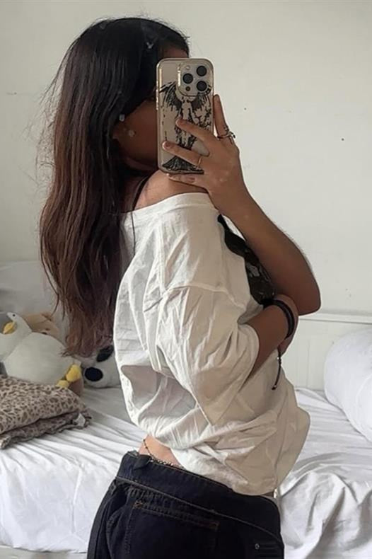 Double Lips Graphic Oversized T-Shirt