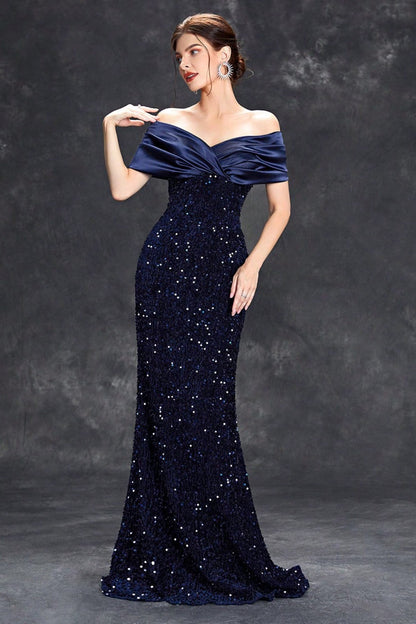 Slit Bodycon Gown Prom Dress