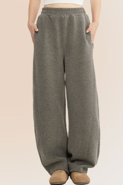 Fleece Lined Comfort Curved Knit Pants