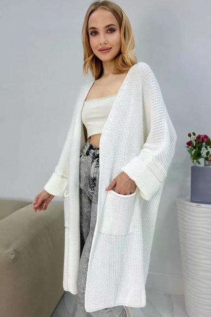 Oversized Long Knit Cardigan