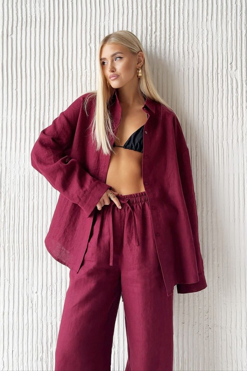Oversized Long Sleeve Blouse