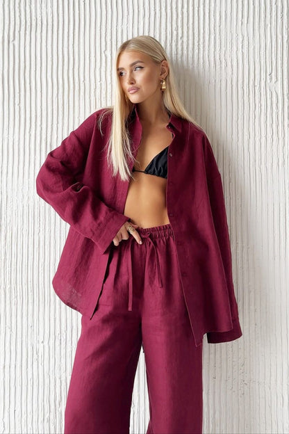 Oversized Long Sleeve Blouse