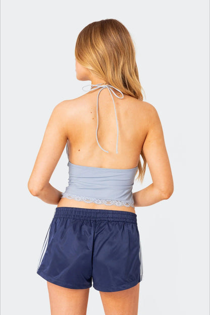 Elastic Waist Loose Fit Casual Athletic Shorts
