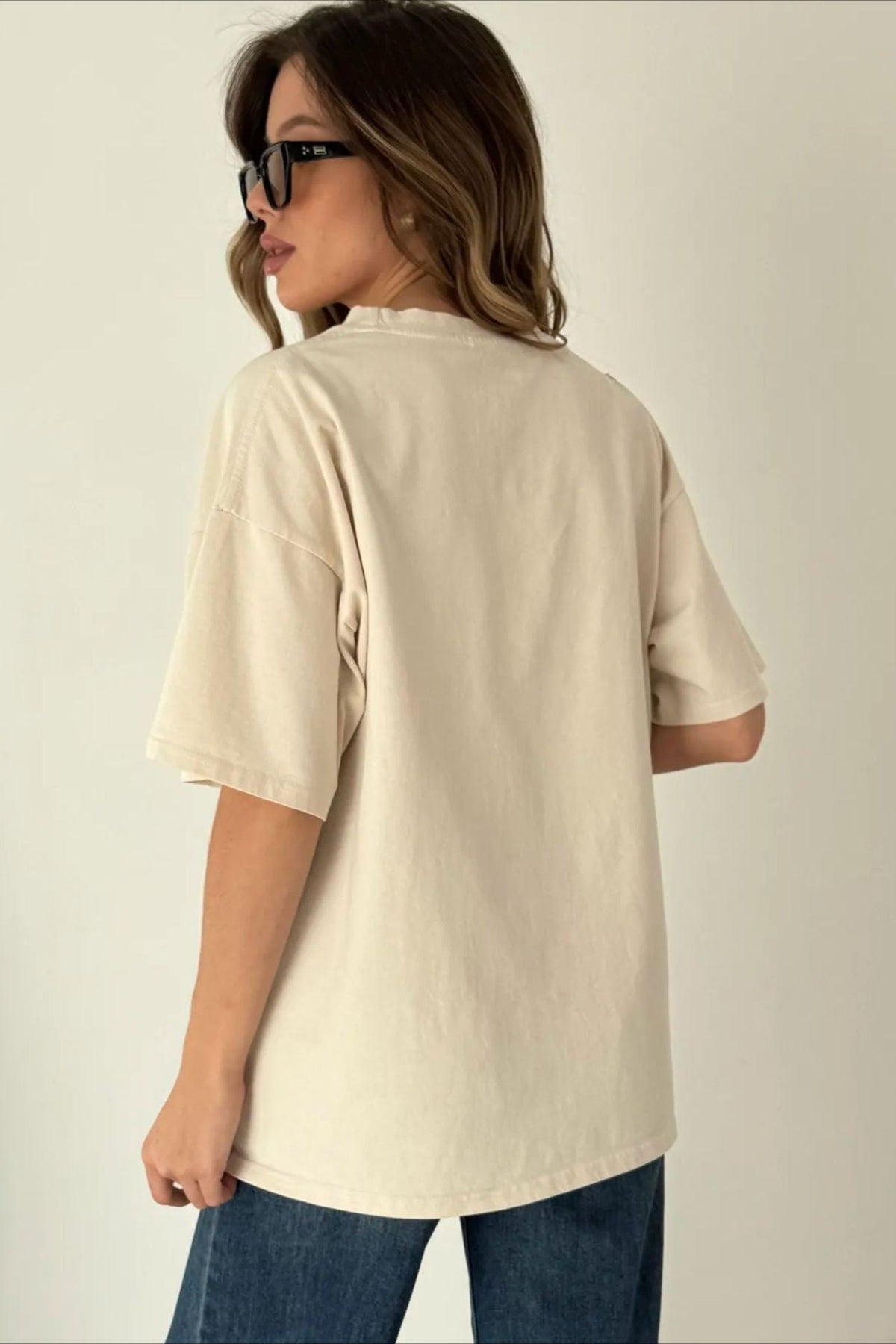 Cotton Loose Fit Casual Short Sleeve Tee