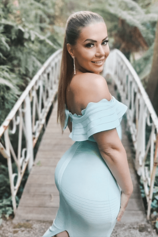 Mint Green Off Shoulder Scalloped Ruffle Bandage Bodycon Midi Dress