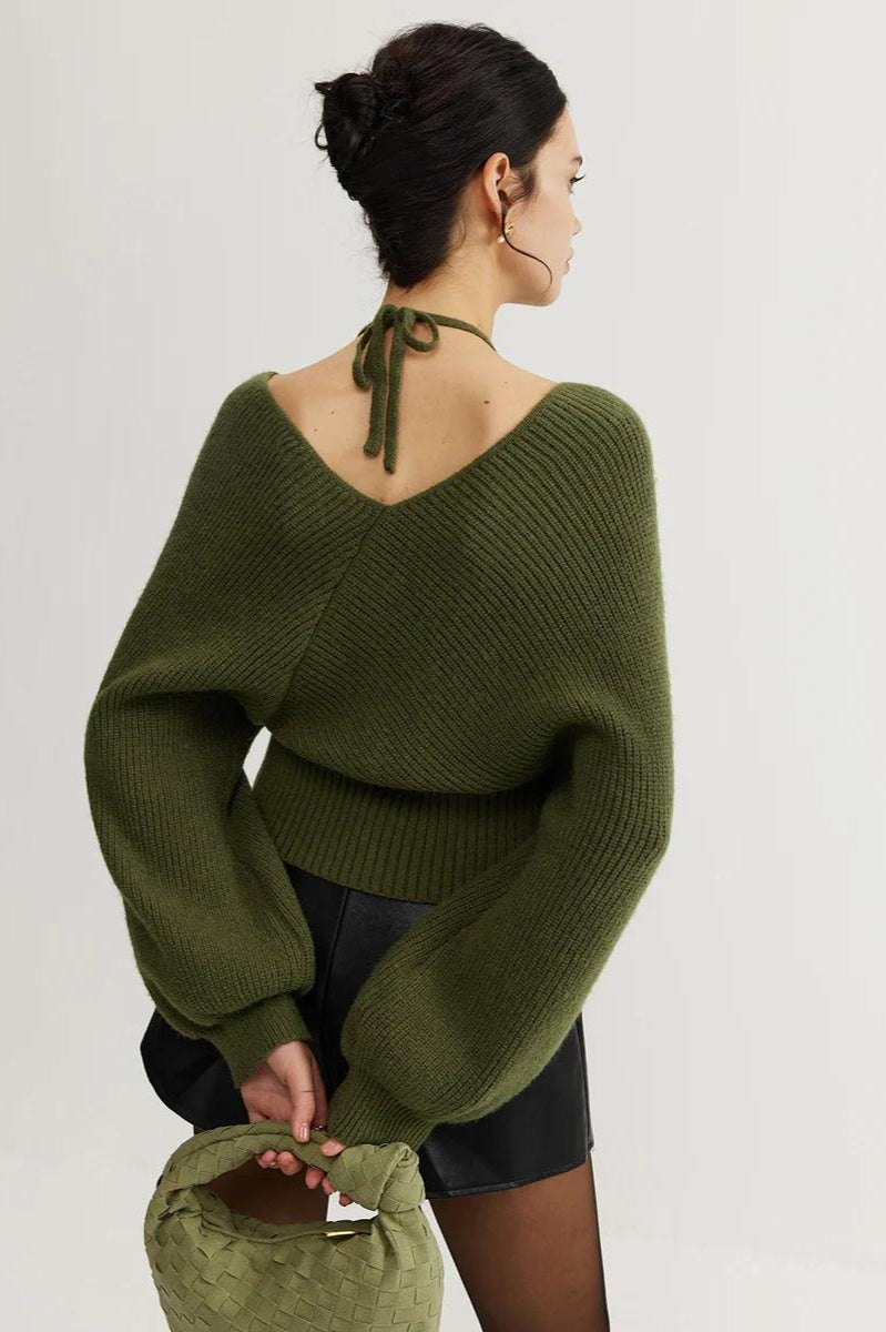 Chic Layered Style Knit Sweater