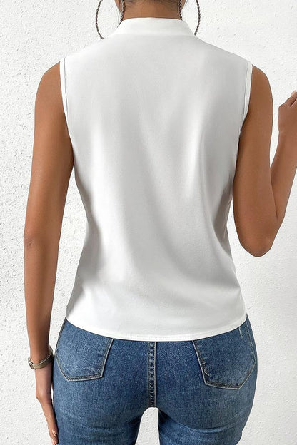 Classy Sleeveless Plain Top