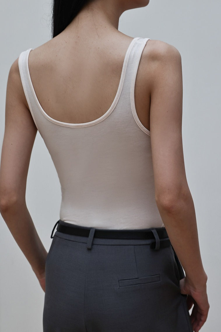 Sleeveless Wool Blend Knit Top