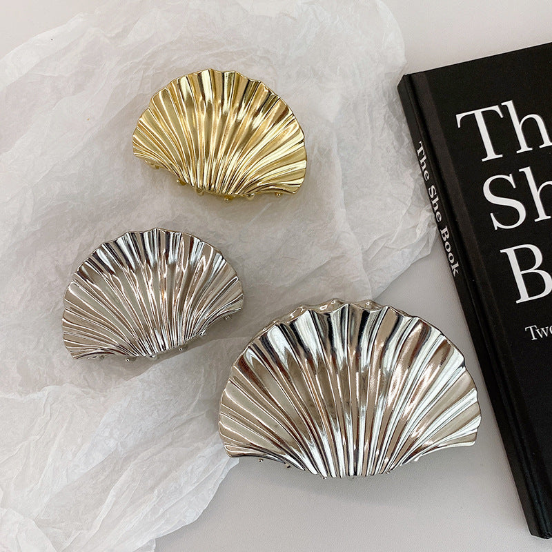Seashell Wave Design Hair Claw