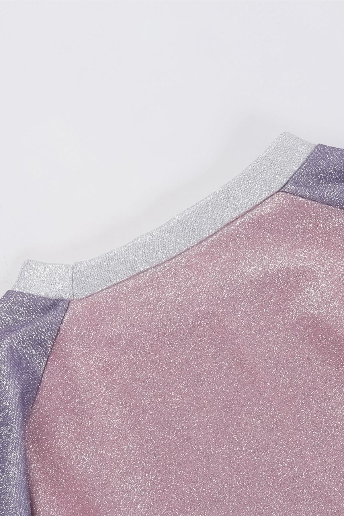 Pink Rhinestone Graphic Long Sleeve Sweatshirt