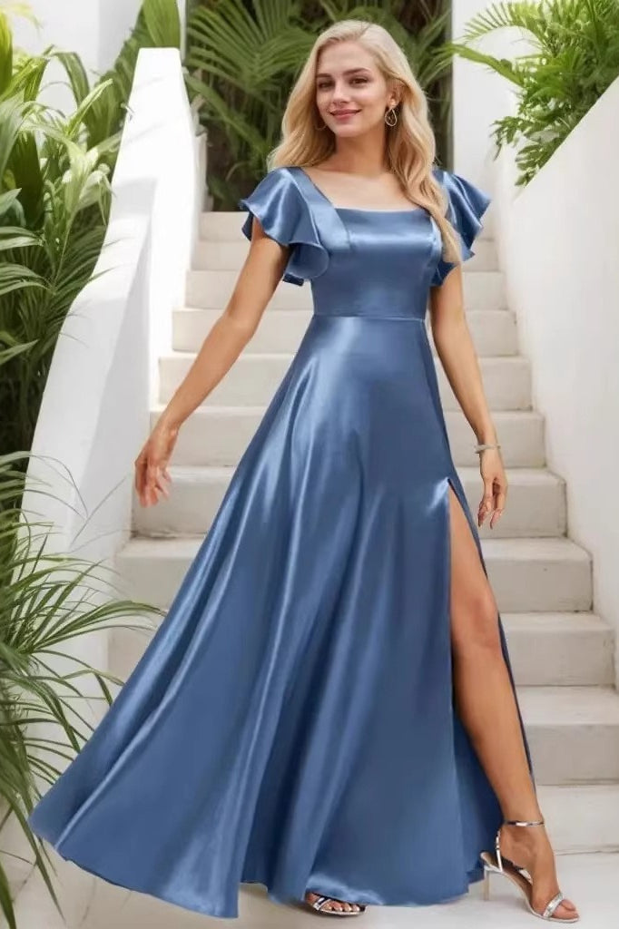 Slit Bodycon Evening Gown Prom Dress