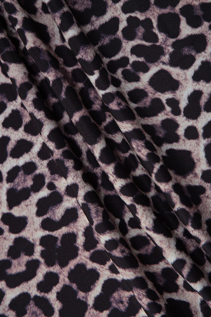 Leopard Bandeau Bodycon Mini Dress