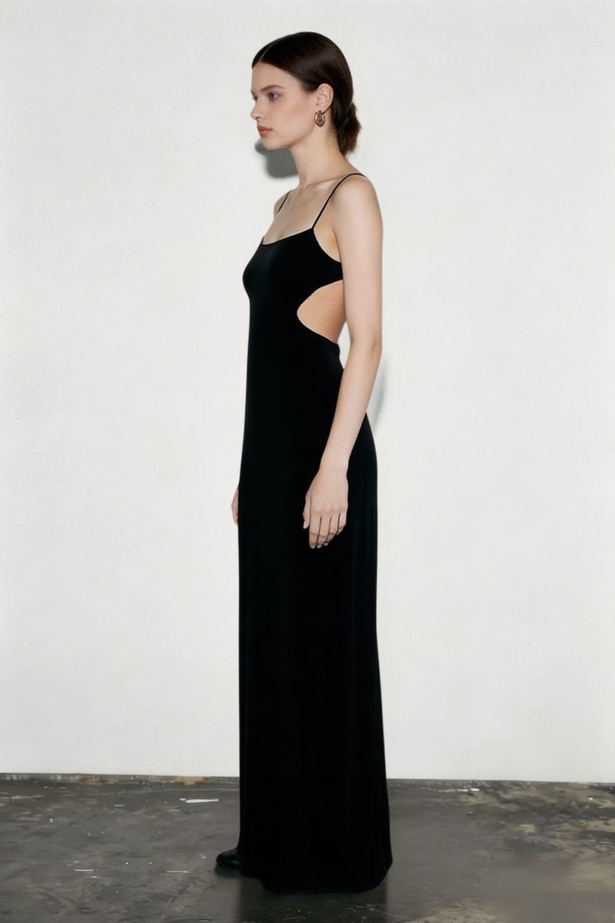 Y2K Cami High Slit Slim Bodycon Dress