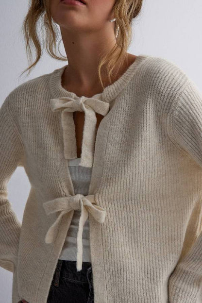 PCSILLY LS REV TIE KNIT NOOS BC