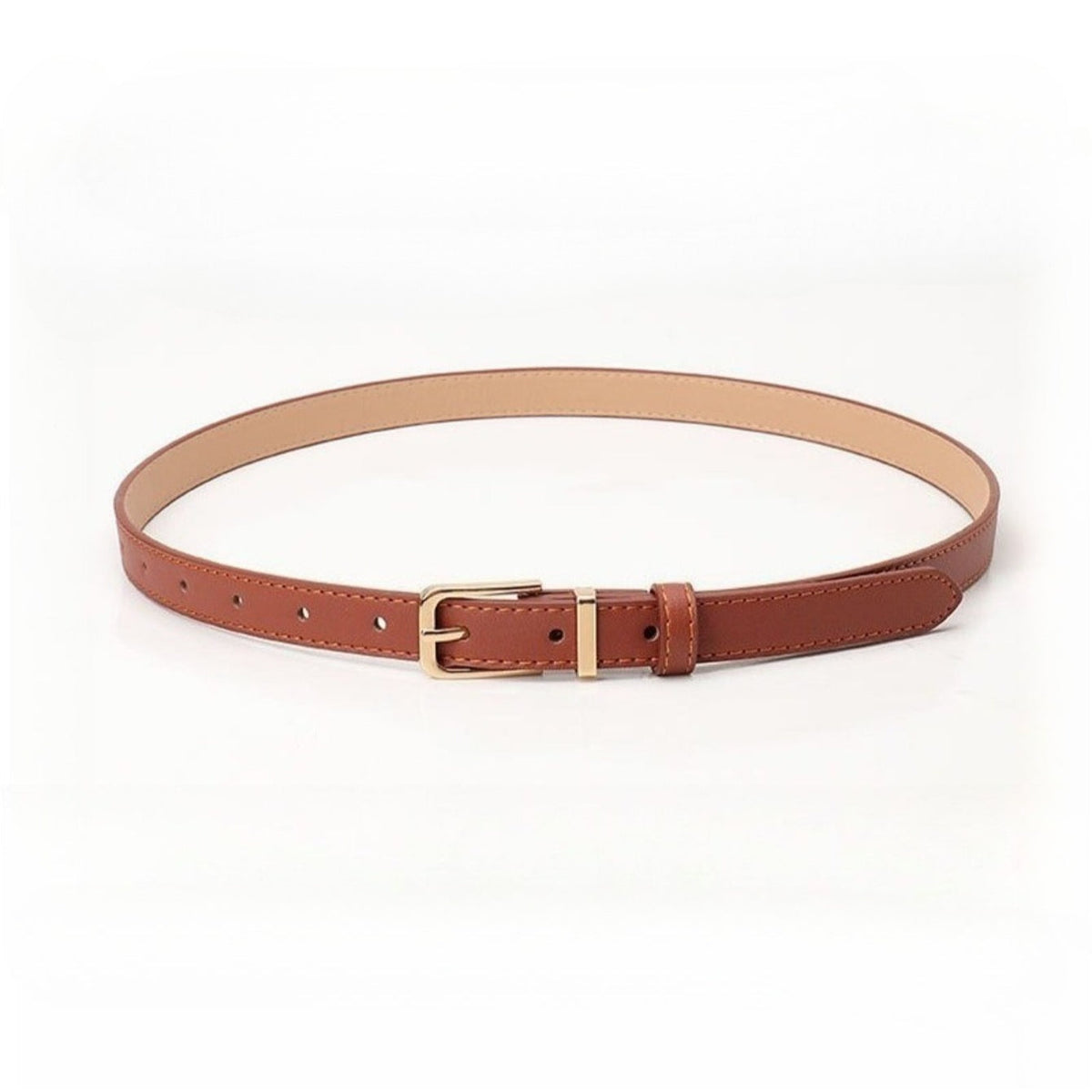 Minimalist Faux Leather Waist Belt
