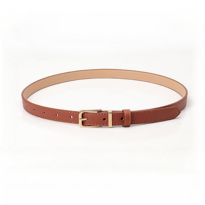 Minimalist Faux Leather Waist Belt