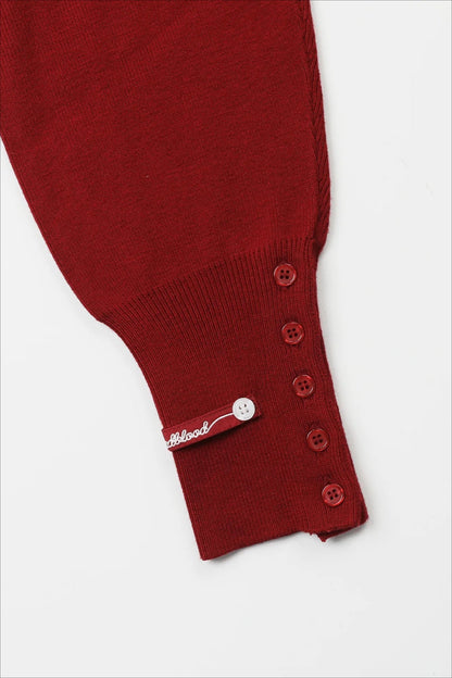 Vintage Embroidered Knit Cardigan