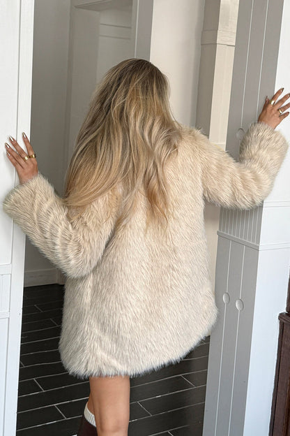 Velvet Touch Plush Elegant Coat